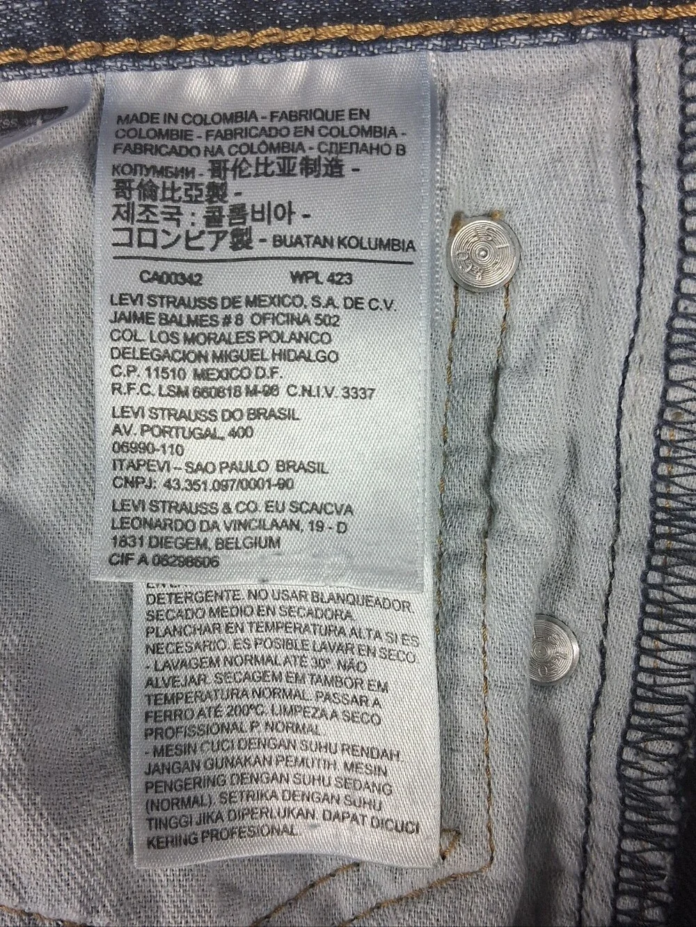 Levis 569 Loose Straight Jeans Mens 34x30 (Fits 34x27) Baggy Skater Workwear